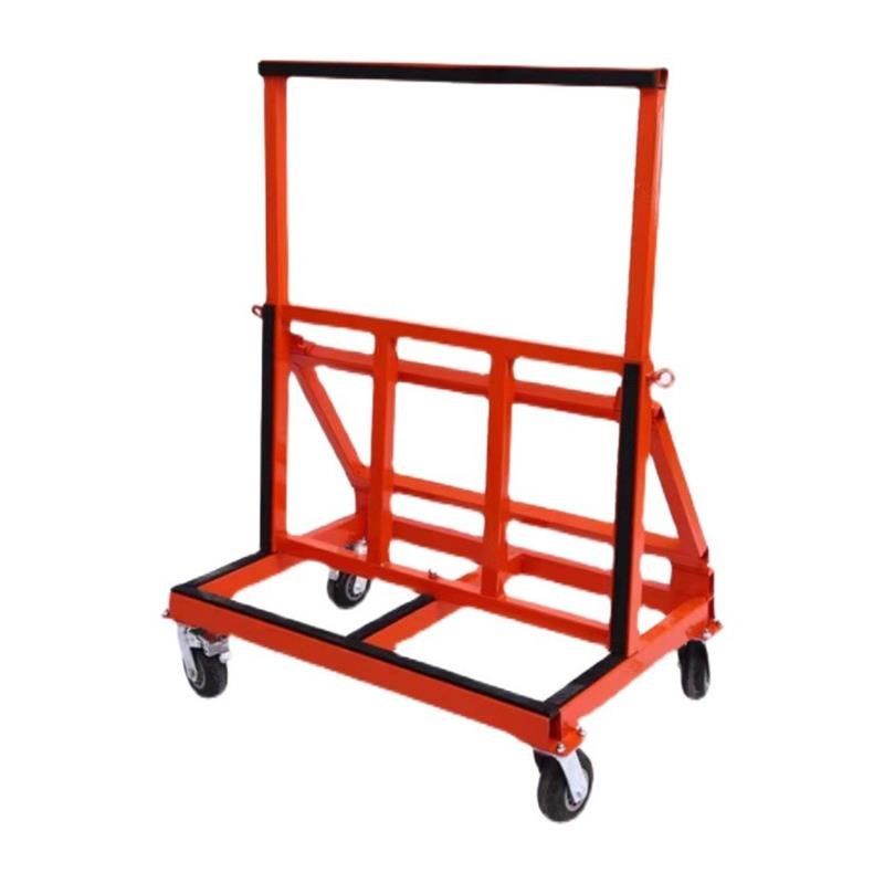 玻璃门窗推车新款四轮平板万向轮折叠工地搬运大轮子便携静音推车