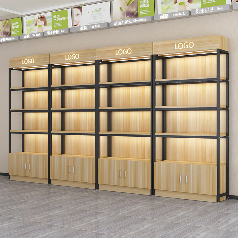 货架置物架多层展示柜超市货柜产品储藏室母婴店陈列架化妆品架子