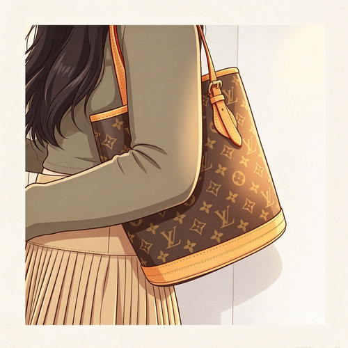 【98新】Louis Vuitton/【小号水桶】/植鞣革修复/24h鉴赏期