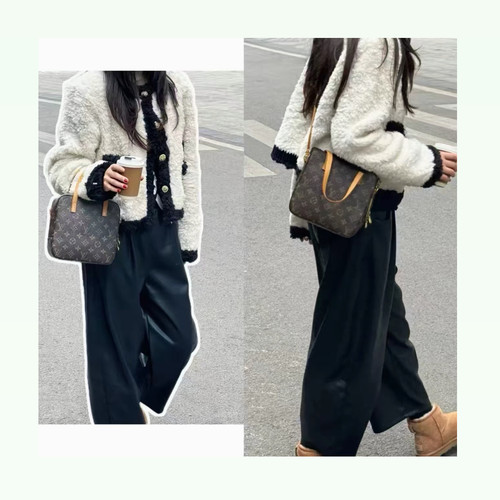【98新】Louis Vuitton/【小饭盒包】/植鞣革修复
