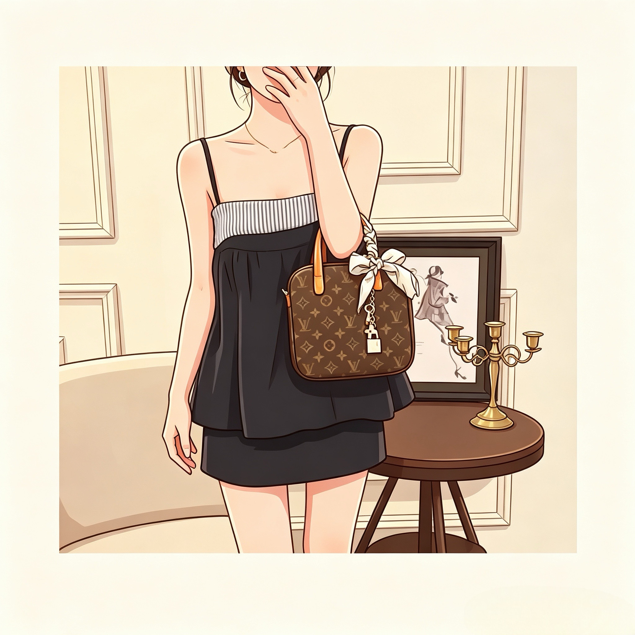【限时降价】Louis Vuitton/【小饭盒包】/植鞣革修复