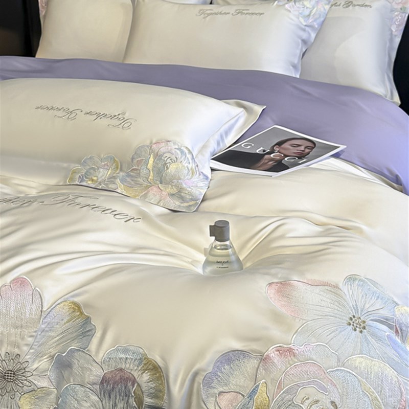 a类无障碍豪华高档长绒棉花绣床单床单床单床上用品