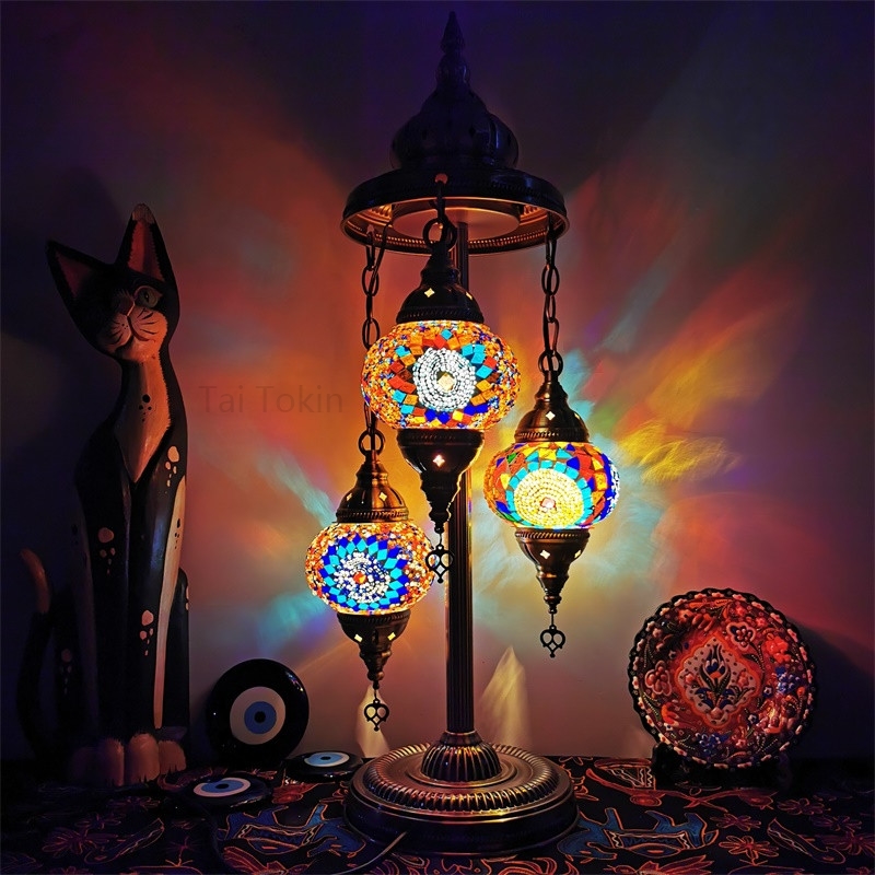 土耳其头落地灯客厅卧室咖啡厅餐厅酒店民宿装饰民族风落地灯