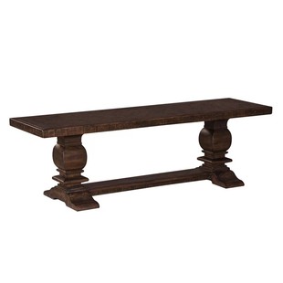 乡村全实木长板凳餐凳长椅凳北胡桃木休闲凳原木凳换鞋凳