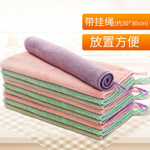 双一微纤维柔软吸水不易掉毛抹布不易沾油清洁布厨房家务清洁家用