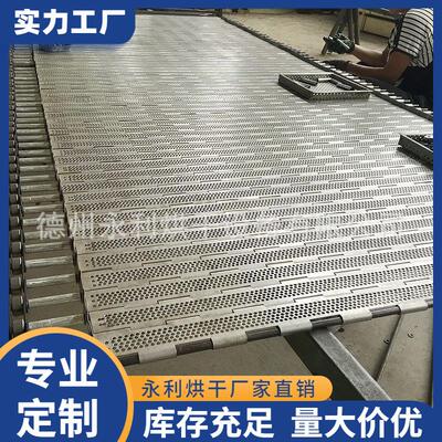 永利烘干加工不锈钢链板 烘干机链板输送带 建材五金化工高温链板