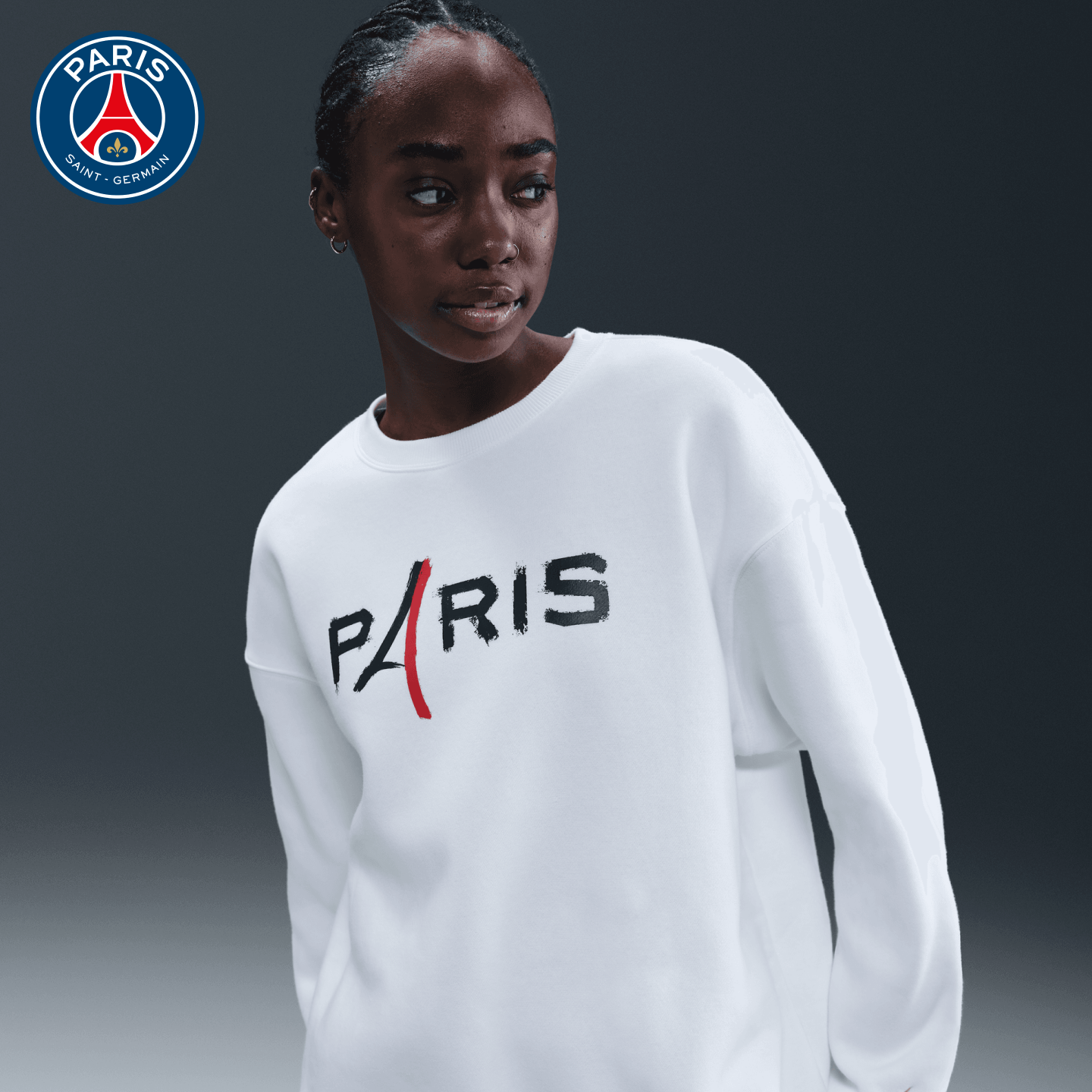 巴黎圣日耳曼女子圆领运动卫衣