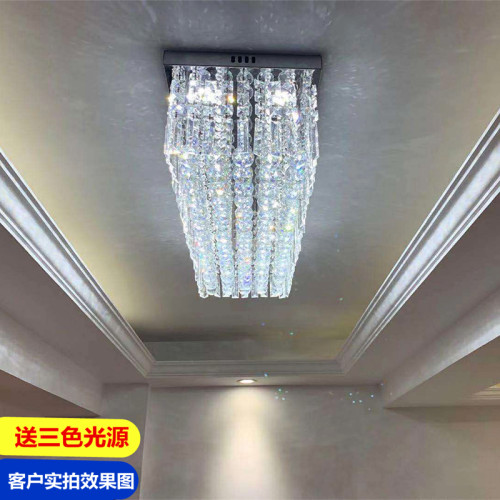 长方形LED客厅餐厅入户水晶灯具吸顶灯衣帽走廊过道灯玄关门厅灯