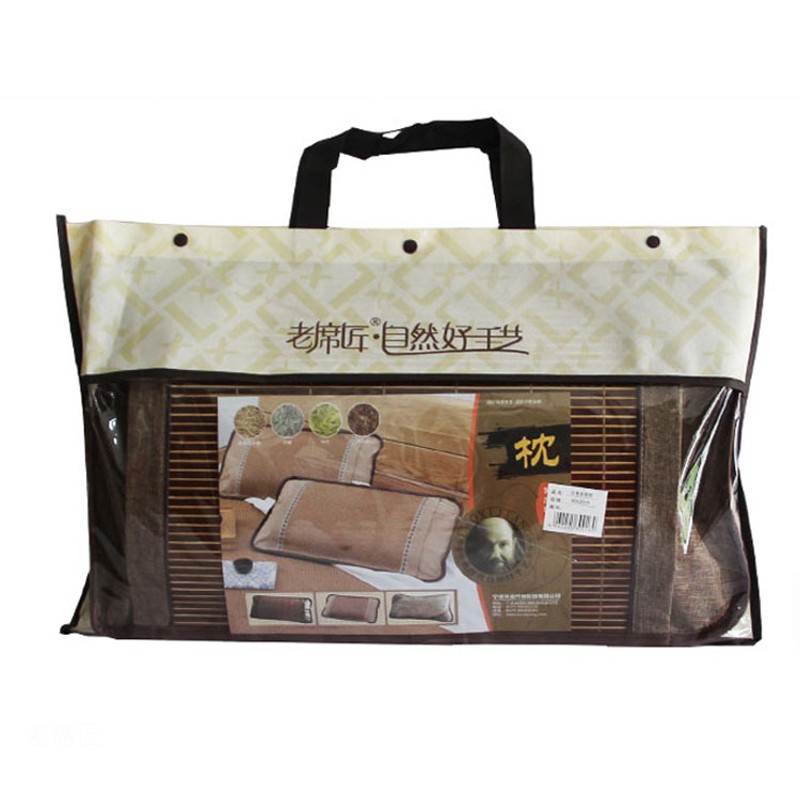 老席匠凉席竹藤双面可调节夏季茶叶梗学生单人藤枕成人一个竹枕头