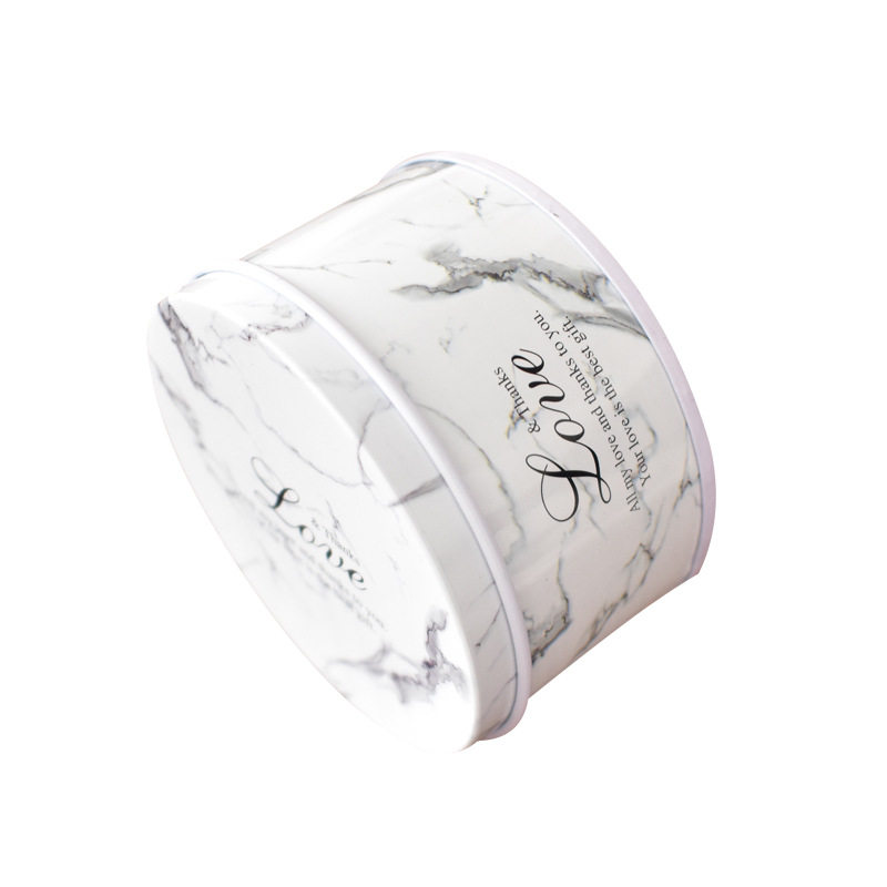 2021新款韩式小清新圆形喜糖盒结婚糖果礼盒婚礼乔迁森系蓝色铁盒