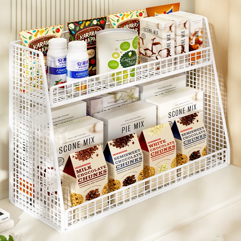 架子桌上茶杯收纳架桌面茶水分层架咖啡杯玻璃杯整理架