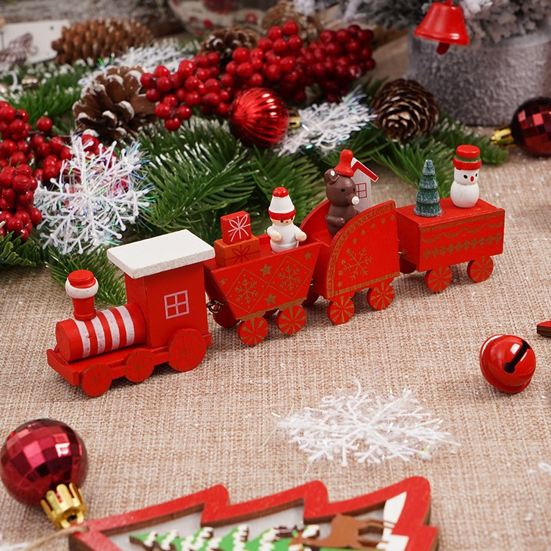圣诞礼物儿童平安夜圣诞节小礼品火车装饰幼儿园创意饰品摆件