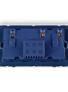 146型港澳灰色英标扦座 三孔二位孖13A带电源开关USB墙壁插座面板