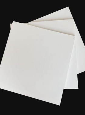 全新料5mm铁氟龙垫板白色PDFE四氟板楼梯滑动支座聚四氟乙烯板