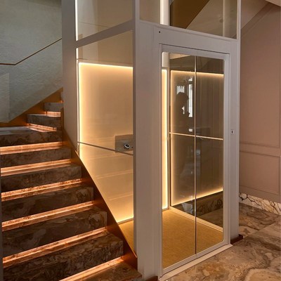 家用电梯别墅室内二层三层四层液压曳引室外小型复式阁楼观光电梯