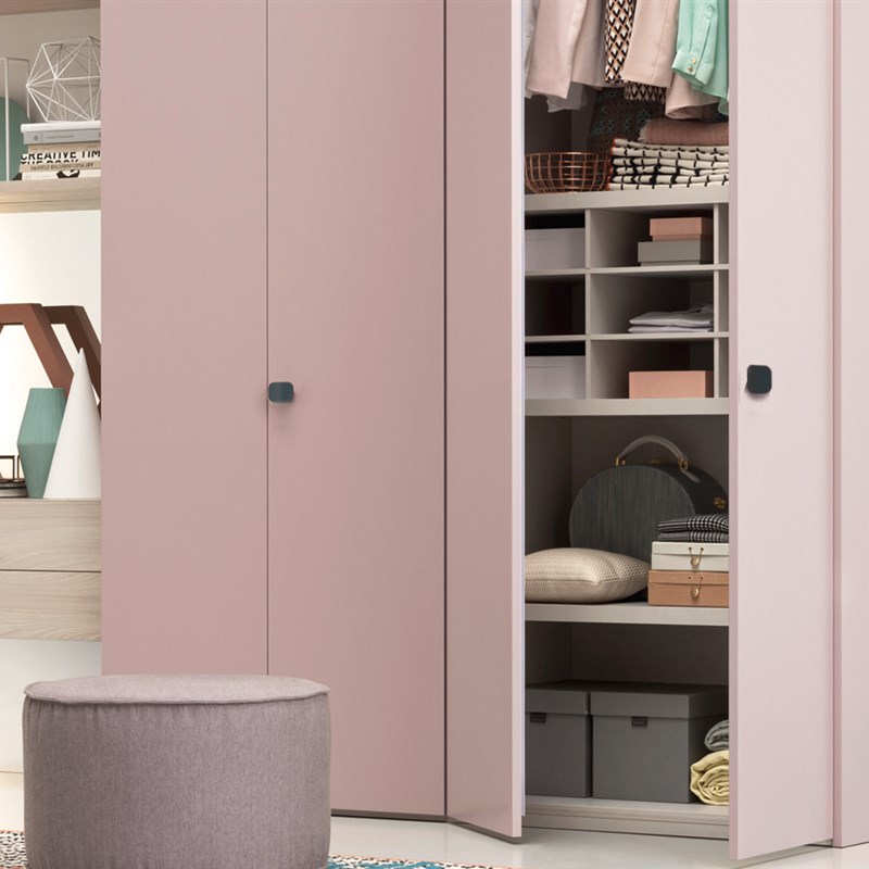 定制耐用包邮新款梳妆台一体卧室家用全屋家具平开门带镜子大衣柜