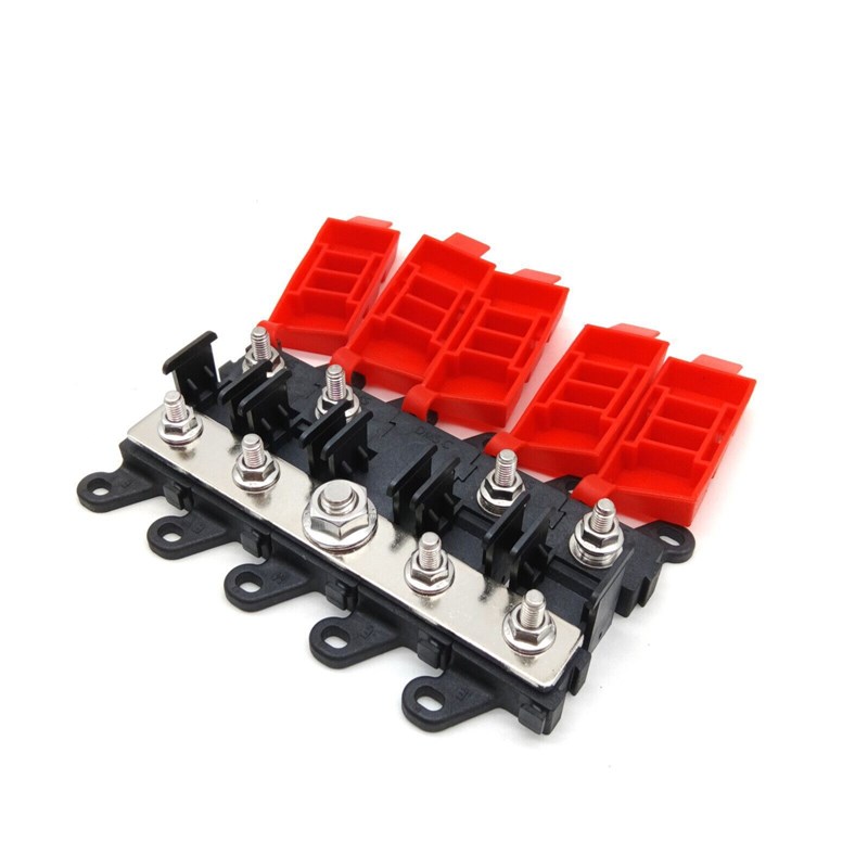 BDFS保险丝座一进四出200A大电流叉栓式保险丝盒汽车电子保护器