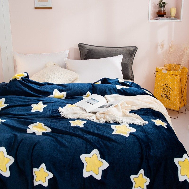 云貂绒毯子加厚法兰绒毛毯冬季保暖沙发毯子学生被子床单盖毯单人