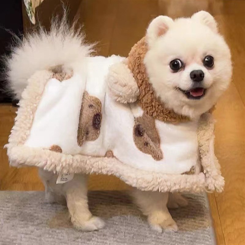 秋冬加厚宠物毛毯 狗狗猫咪柯基柴犬披风毛毯被子睡觉加绒保暖