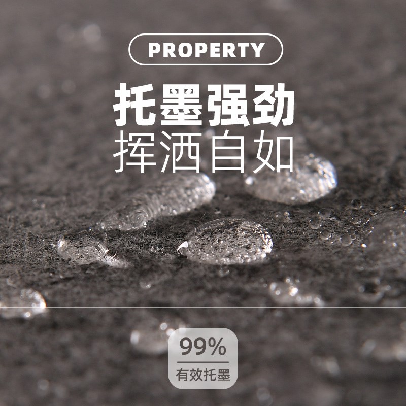 赵北新款双面两用加厚PU毛毡垫书法羊毛毡书法垫书画毡平整多用途