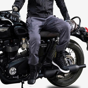 車迷辰 外星蜗牛自由行者休闲复古工装摩托骑行裤CE2级护具机车裤