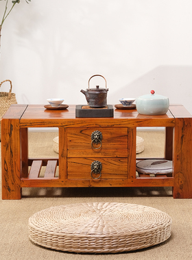 中式榻榻米茶几实木小方桌飘窗桌子小茶台茶桌矮桌炕桌和室
