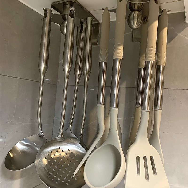 阳江市江城区木纹硅胶厨具套装铲勺漏铲汤勺不粘锅烘焙烹饪工具