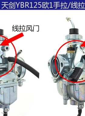 适合雅马JYM125哈天剑 YBR125E-S骏驰GT12525欧二GSX1化5-3-油器