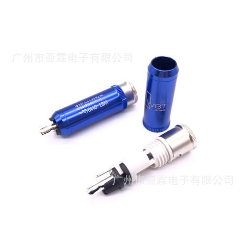 -0152910座Ag/Cu镀箱金银RC插头莲花头音功放莲花A插音频信号接头