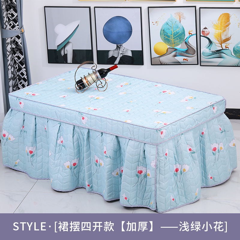 烤火被罩套加厚长方形烤火桌子罩套冬季电炉罩烤火罩新款烤火茶几