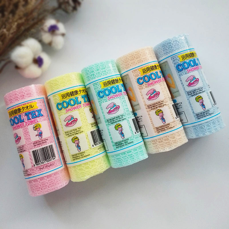 长条巾男女士搓澡巾粗纱强力搓泥搓背沐浴拉背条搓澡