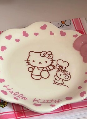 Heoy碗碟套装可爱好看的陶瓷餐具Heo家用创意碗盘子