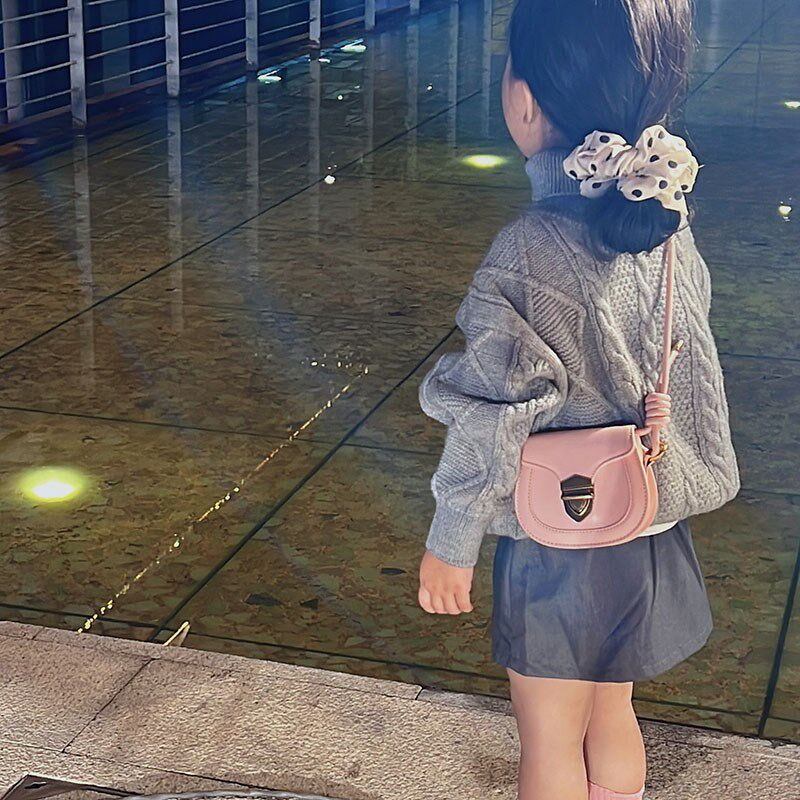 网红儿童包包复古洋气女童斜挎包韩版时尚小包潮小女孩公主单肩包