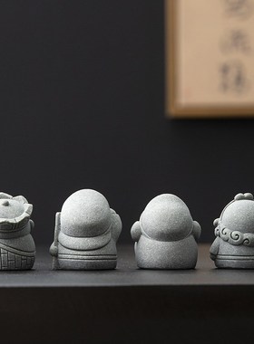 中国风西游记师徒四人桌面人物文创小摆件造景装饰工艺品创意礼品