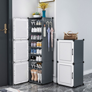 简易鞋架子门口新款爆款家用防尘鞋架收纳卧室宿舍窄鞋柜