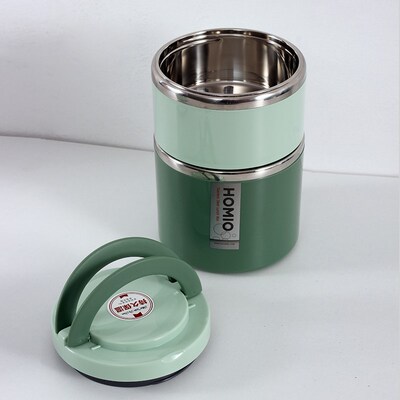 保用提盒保温桶 女学生上班族家温多层饭锅日式圆形