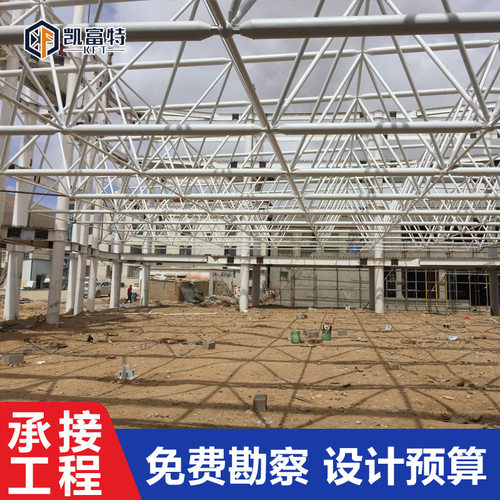工业厂房网架加工热电厂网架桶形干煤棚封闭半封闭网架结构