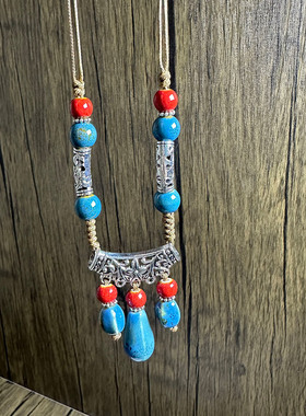 毛衣链秋冬高档大气高级感轻奢吊坠小众新款陶瓷项链精致百搭长款