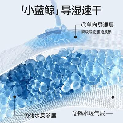 贝肽斯口水巾围兜婴儿速干宝宝小蓝鲸围嘴口水巾防吐奶新生儿饭兜