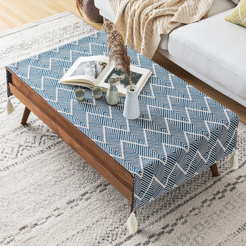 茶几桌布布艺茶几垫电视柜防尘盖布茶几桌布客厅茶几套罩,居家布艺,桌布,淘宝优惠券,粉丝福利购,淘宝优惠卷