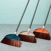 扫把簸箕装 客厅办公宿舍单个软毛伸缩不锈钢塑料扫帚家用不粘头发