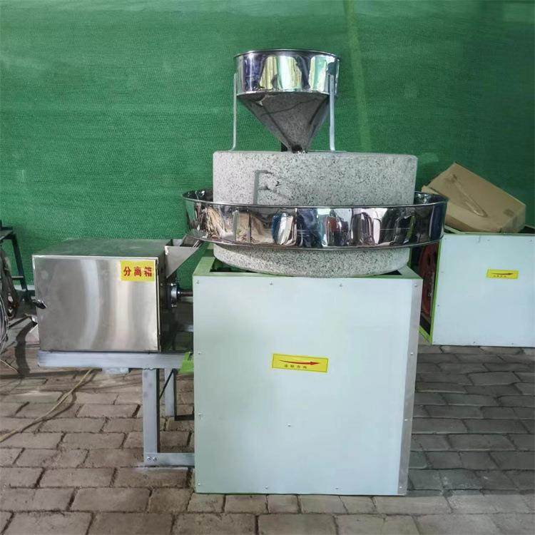 小型商用豆腐石磨机电动肠粉黄豆米浆机50型五谷杂粮小麦磨面粉机