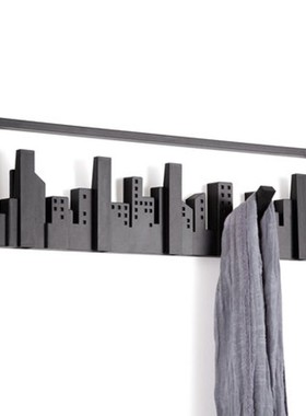 Ubra地平线多组衣帽钩欧式创意墙壁装饰挂门后挂衣架