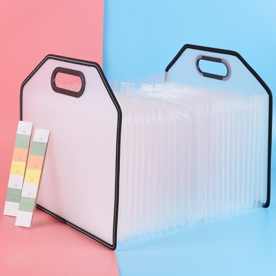 可立式手提风琴包大容量文件夹多层试卷整理神器学生A4资料收纳册