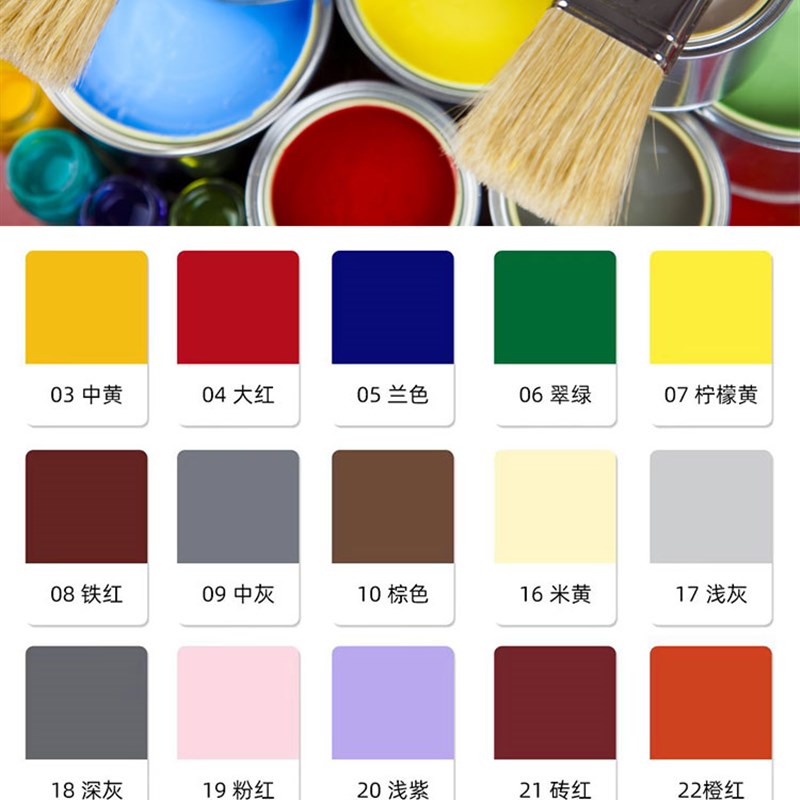 三联水性木器漆家用自刷涂料旧家俱翻新木门木柜改色白漆透明清漆