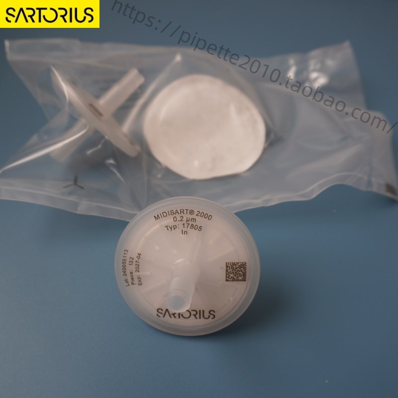 赛多利斯过滤器 Midisart2000空气过滤器 0.2umPTFE 灭菌独立包装