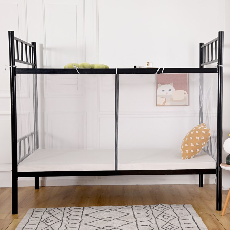 蚊帐学生宿舍上下铺大学生单人床老式加密0.9m床2023新款网红蚊帐