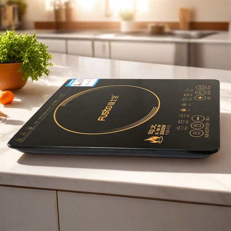 富士宝电磁炉家用超薄2600W火锅炒菜烧水触屏智能小型学生宿舍