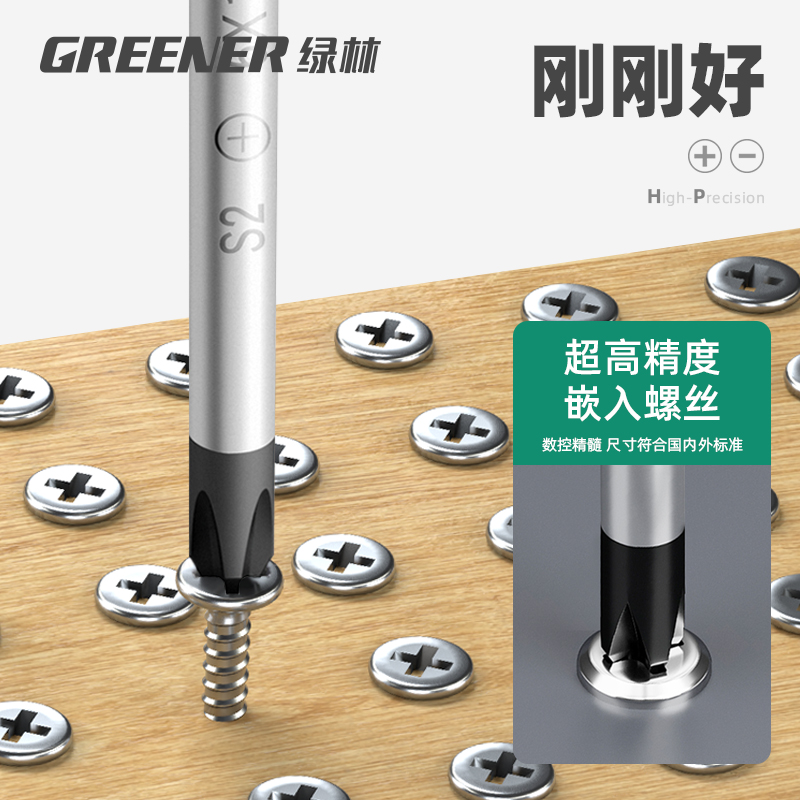 绿林大师螺丝刀十字一字强磁小起子改锥工业级平口螺丝批工具套装