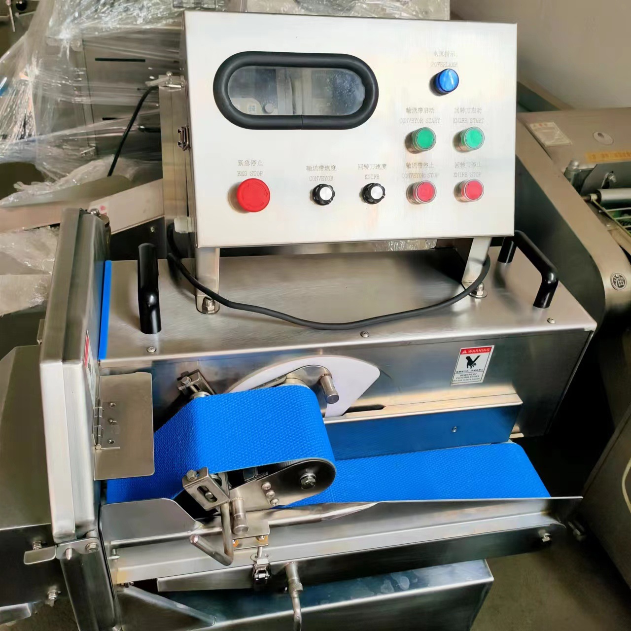 小型熟羊肉切片机 酱牛肝鸭胸火腿切片 熟食店各种熟食切片机